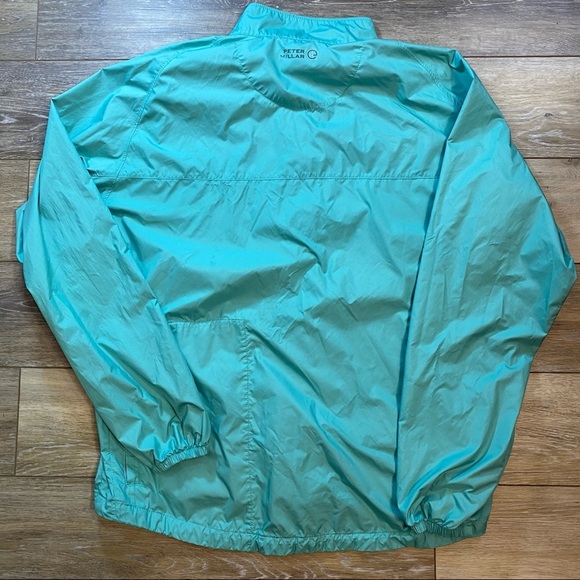 Peter Millar Wind 4 Teal Wind Breaker | Size Large - Picture 2 of 8